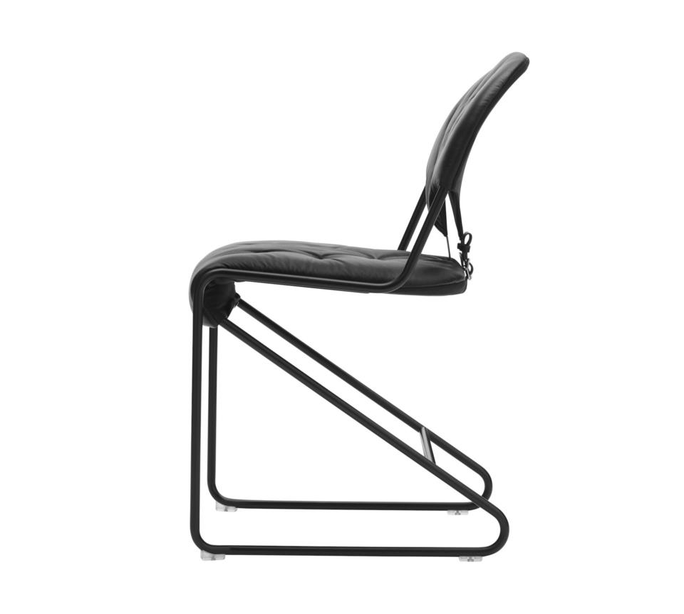 Sam-stol krom naturale schwartz
