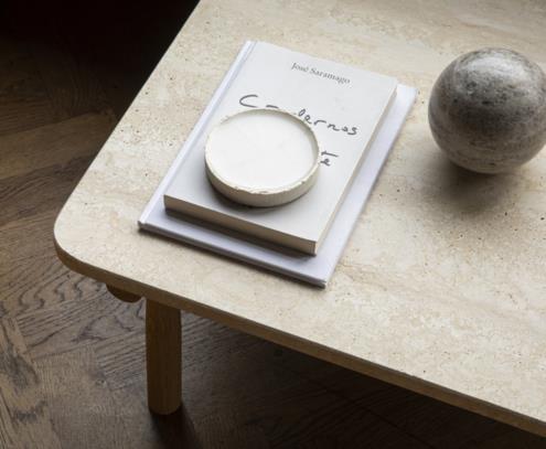 Domus-bord eg travertine romano